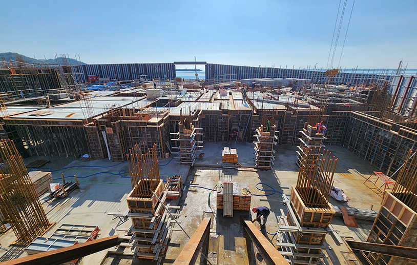 지하층 골조공사