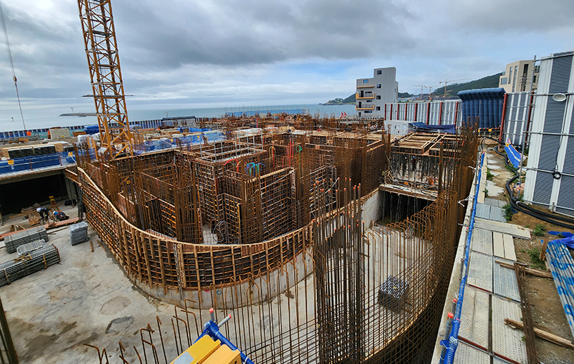 지하층 골조공사