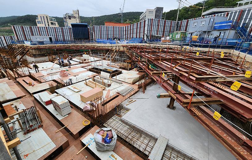 지하층 골조공사