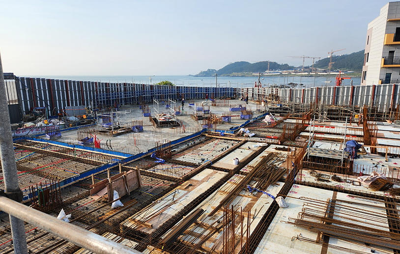 지하층 골조공사