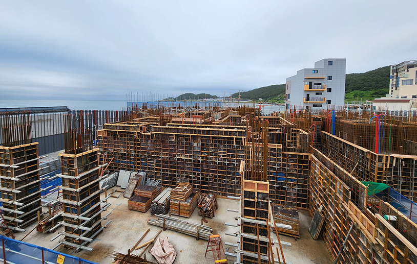 지하층 골조공사