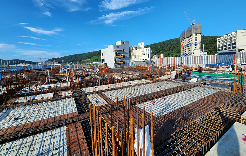 지상층 골조공사