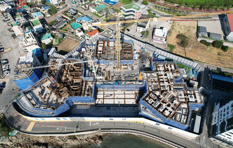 지상층 골조공사