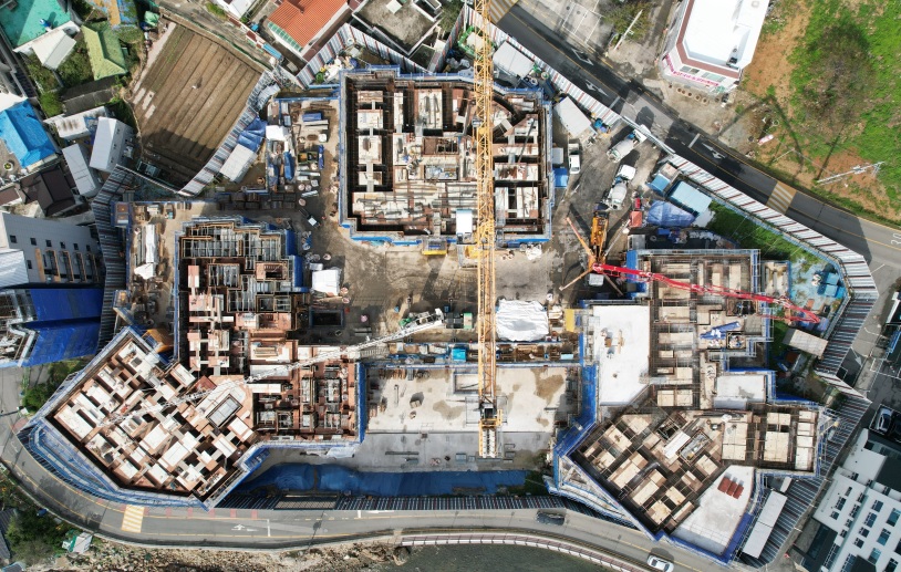 지상층 골조공사