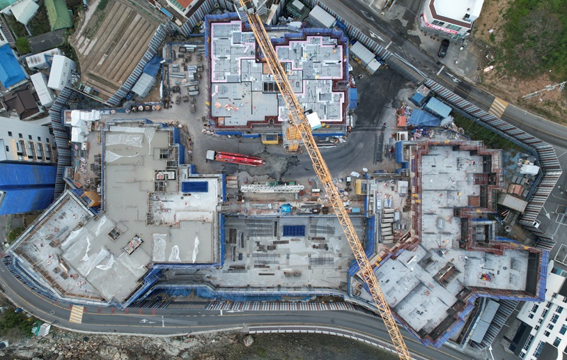 지상층 골조공사