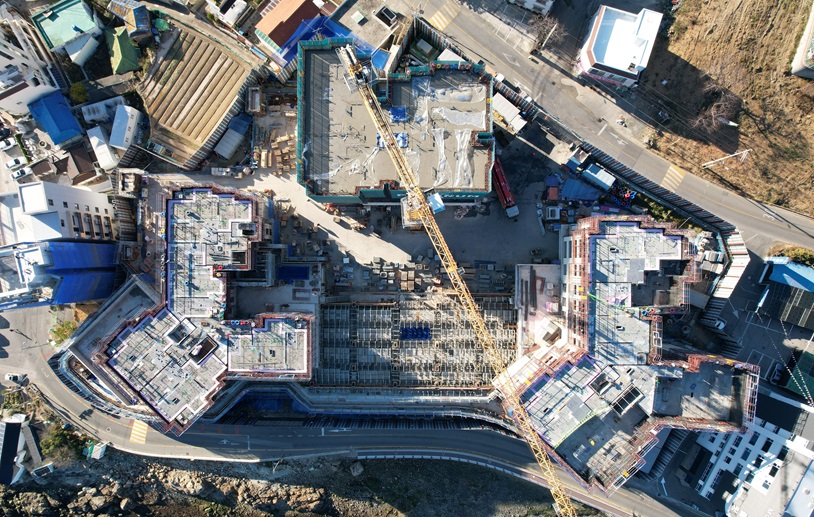 지상층 골조공사