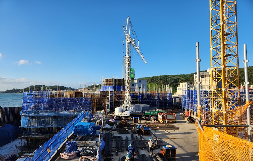 지상층 골조공사