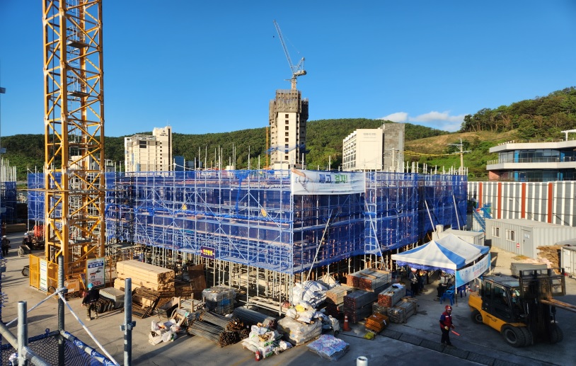 지상층 골조공사