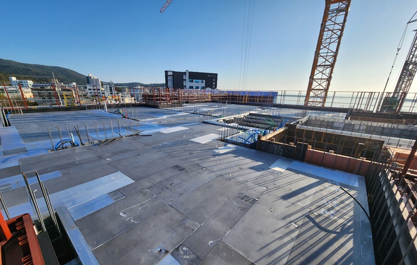 지상층 골조공사