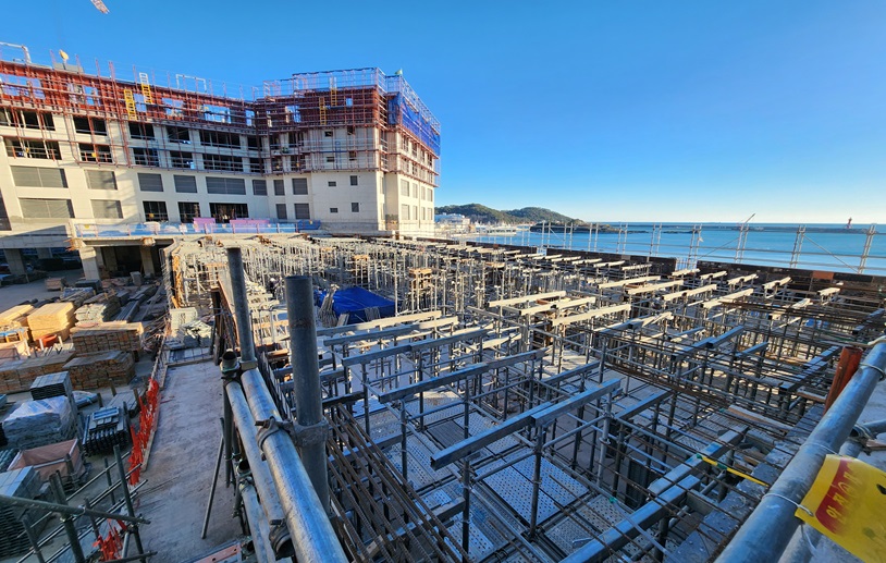 지상층 골조공사