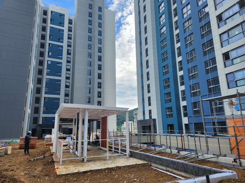 아파트 외부 부대토목